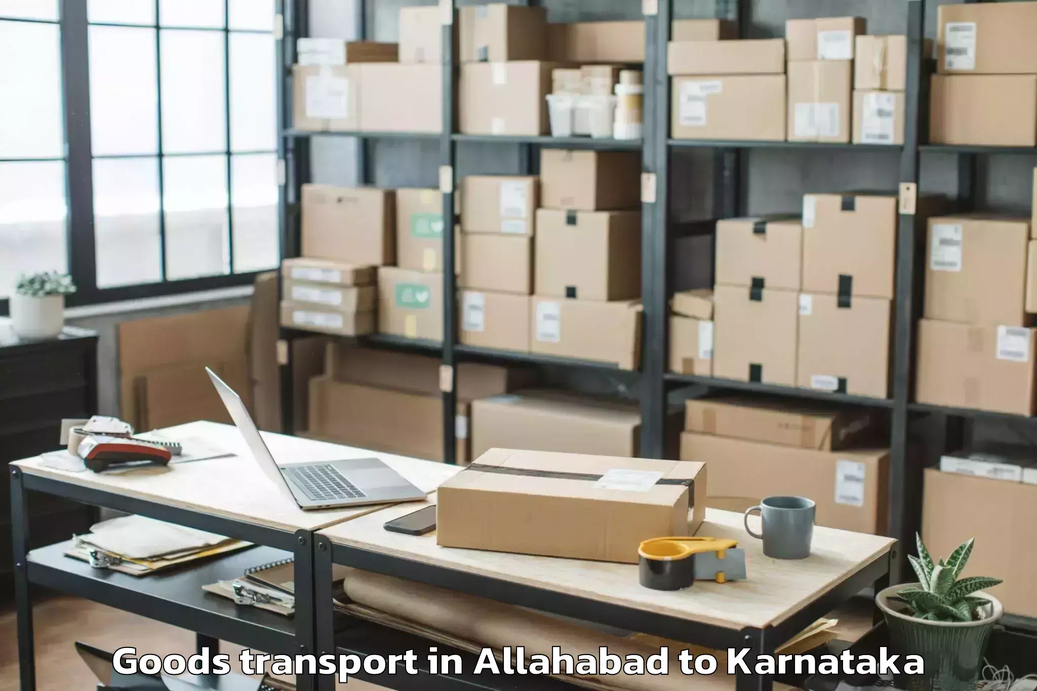 Trusted Allahabad to Jamkhandi Goods Transport